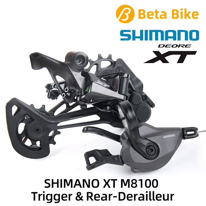 

Shimano XT M8100 12-Speed Groupset Trigger Shifter lever & Rear Derailleur 1x12