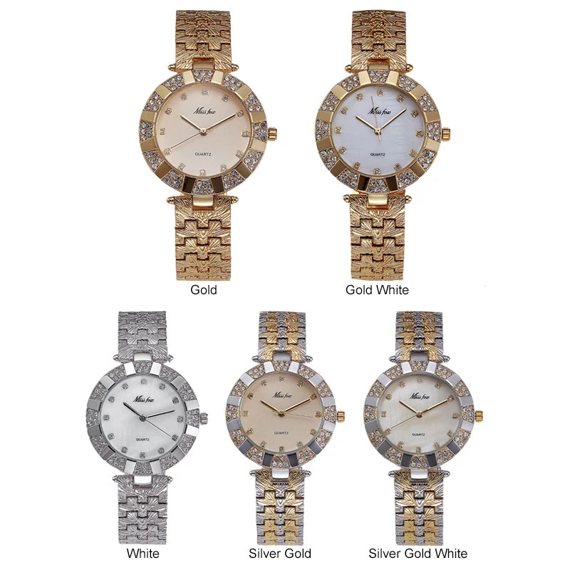 MISSFOX Miss Fox брендовые кварцевые женские часы Роскошные Водонепроницаемые наручные часы для женщин модные часы женские часы с золотым браслетом