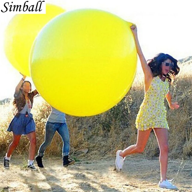 1pc 36 Inch 90cm Big Clear Balloon Latex Balloons Wedding Decoration Inflatable Helium Air Balls Happy Birthday Party Balloons