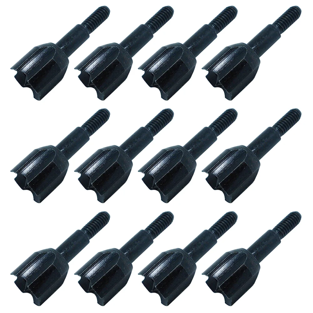 

6/12pcs Archery Hammer Broadheads Arrowheads Black Tips for Hunting Small Animal