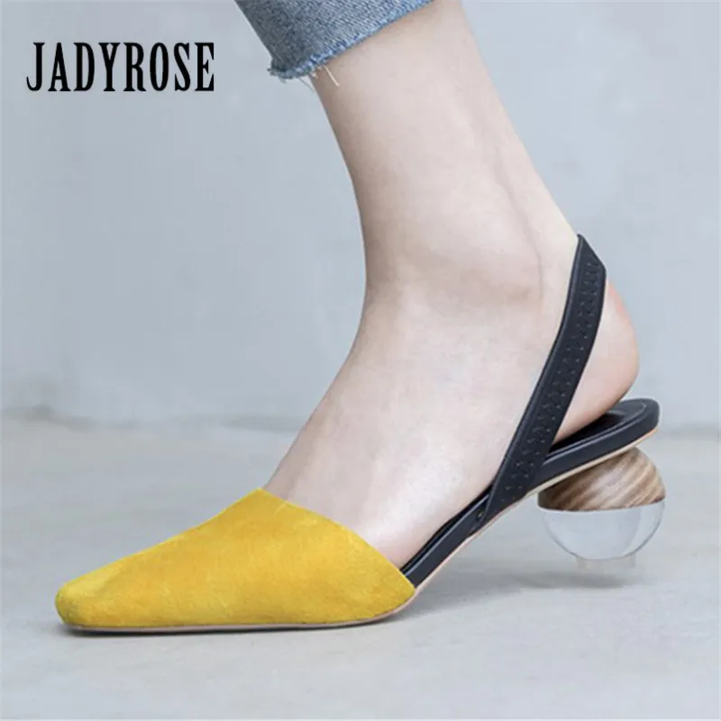 shoes with round ball heels