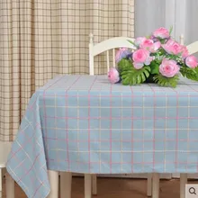 American rural small antependium fabric cotton and linen rectangular grid and fresh round tea table table cloth towels American rural small antependium fabric cotton and linen rectangular grid and fresh round tea table table cloth towels