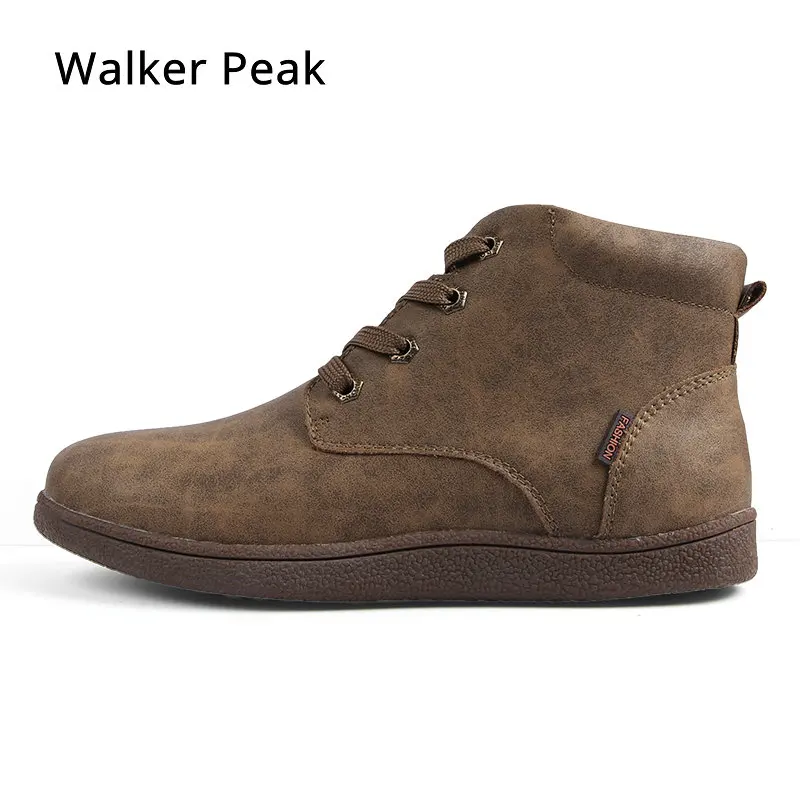 

Men Winter Snow Boots 2019 Waterproof Ankle Boot for man Lightweight casual shoes Warm Mens Rain Boots Big size Male shoes WP