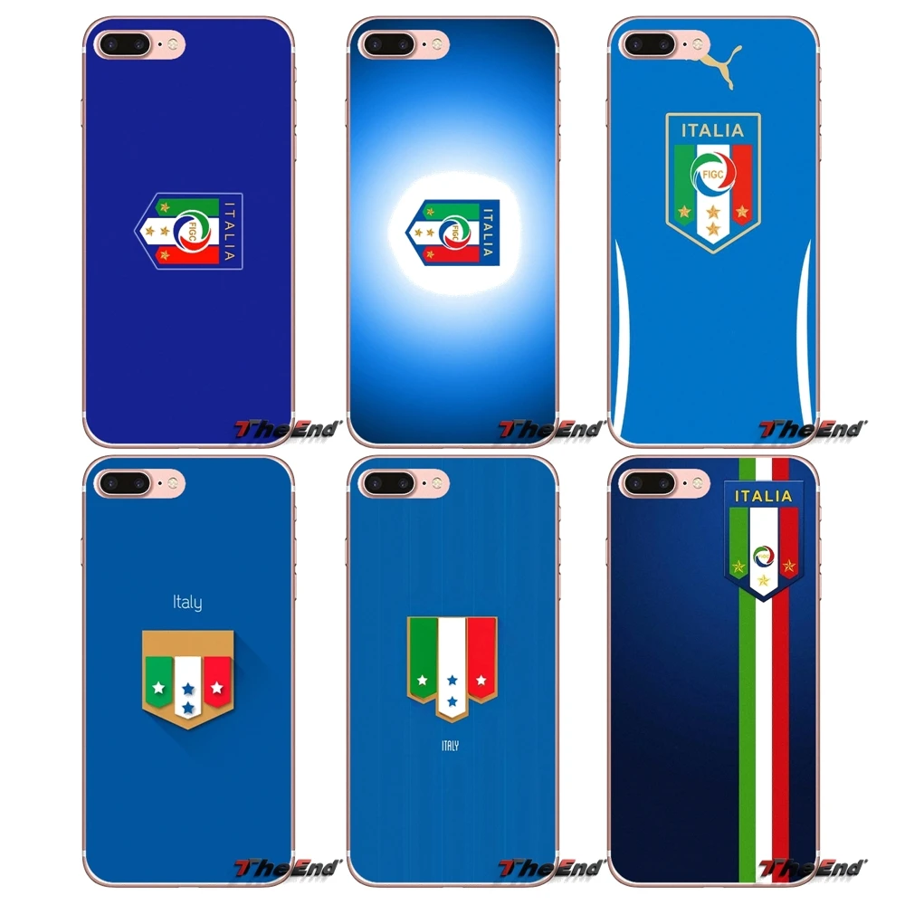 

Italian Soccer Football Team Logo TPU Case For iPhone X 4 4S 5 5S 5C SE 6 6S 7 8 Plus Samsung Galaxy J1 J3 J5 J7 A3 A5 2016 2017