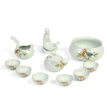 Японском стиле технологии кунг-фу Чайные сервизы дома рука поймали чайник чашки чая набор подарочная коробка