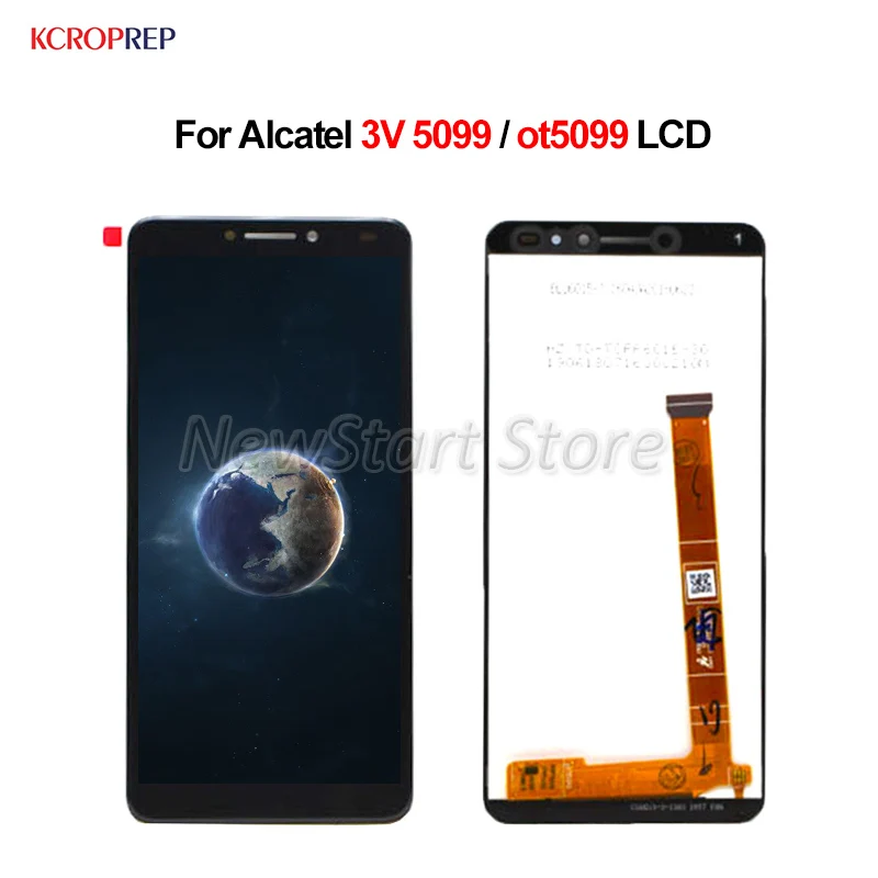 

100% New For Alcatel 3V 5099 LCD Display Touch Screen Digitizer Assembly 6.0" For Alcatel 3V ot5099 lcd Replacement Accessory