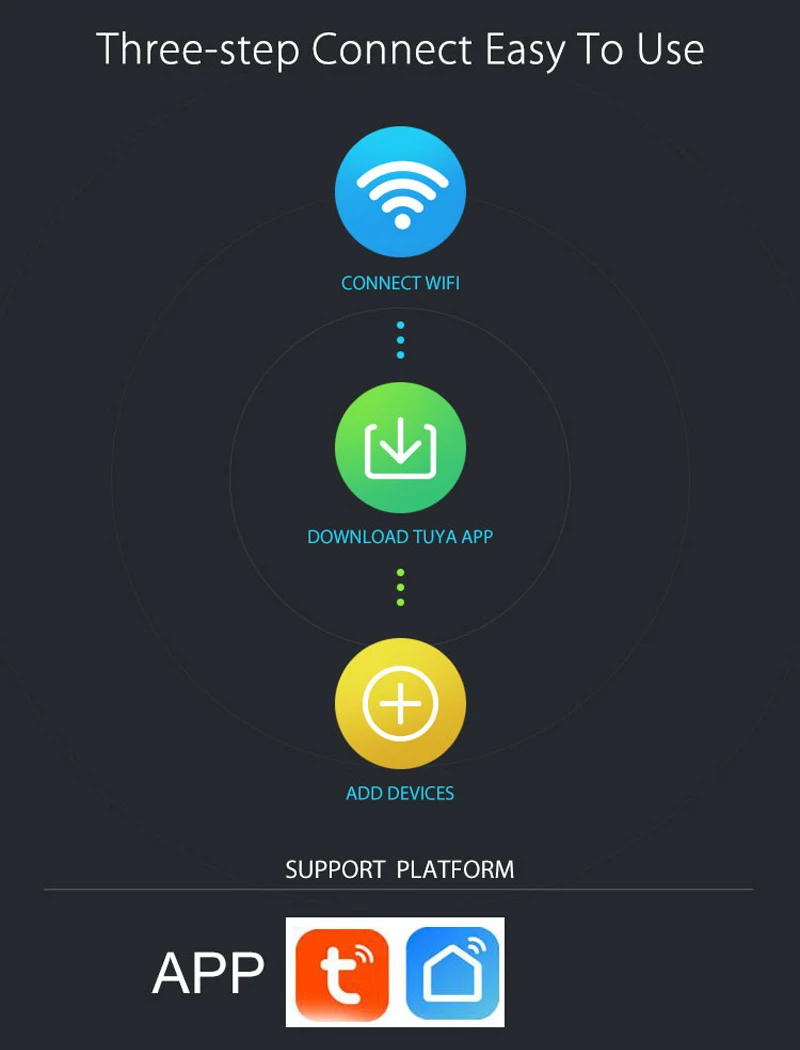 WIFI door alarm smart life App 6