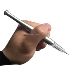 Новое поступление, 50 шт в наборе, полу-Перманентная Татуировка ручка-держатель игл верхней украшение для пирсинга губ/карандаш-подводка для глаз специальная тату машина использовать Пряжка иглы ручка-держатель игл