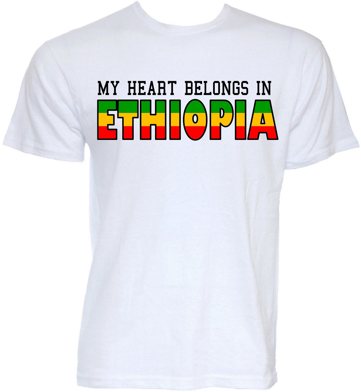 Ethiopian Colors Ethiopia Mens Tank Top Shirt 