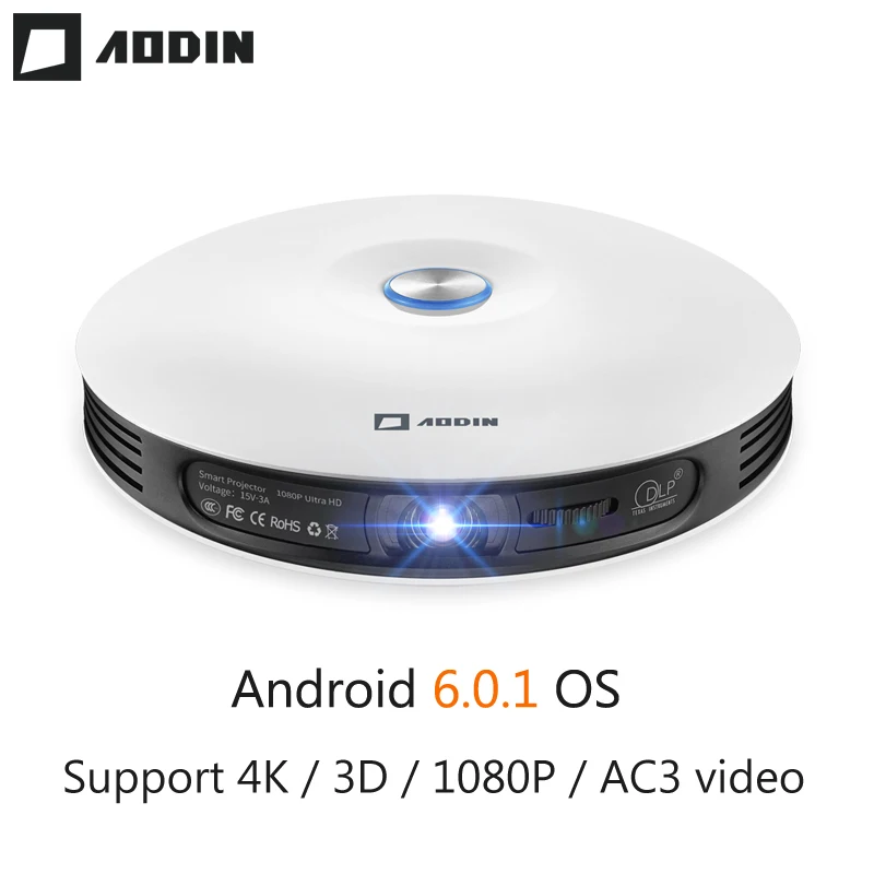 AODIN M18 mini LED Projector 4K 3D DLP projector Pocket Android HDMI Input 2G DDR3 Full HD 1080P portable projector home theater AODIN M18 mini LED Projector 4K 3D DLP projector Pocket Android HDMI Input 2G DDR3 Full HD 1080P portable projector home theater