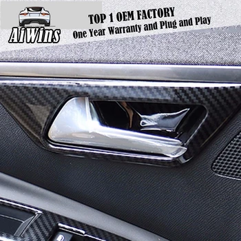 

Car Styling ABS Inner Door Handle Bowl Frame Cover Trim Interior Decoration Fit For Peugeot 3008GT 2017 Car Accessories