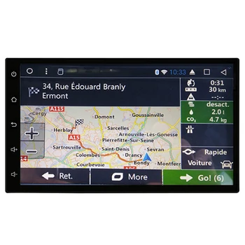 

Quad Core 7" 2 Din Android 8.0 Car DVD Radio Multimedia Player 1024*600 Universal GPS Navigation autoradio Stereo Audio
