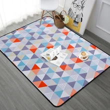 100*150 см Красочный геометрический Коврик для пола домашний декор Противоскользящий толстый ковер для гостиной спальни детей прямоугольный Tapete