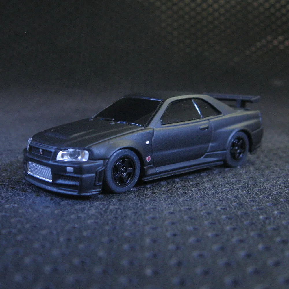 Lowest Price Kyosho OEM 1:64  Nissan Skyline GTR R-34 Nismo alloy car Fast & Furious toys for children kids toys gift bulk Freeshipping