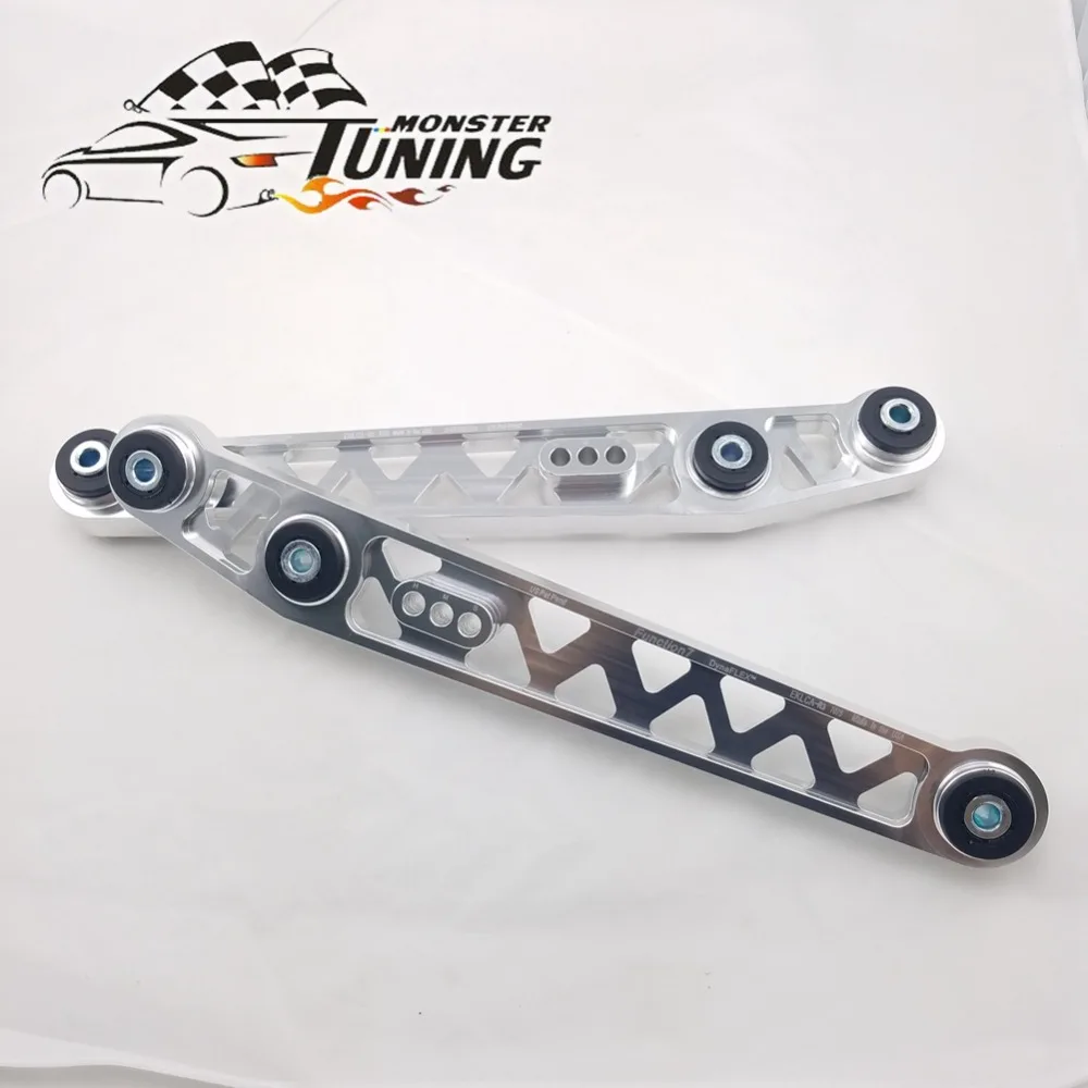 

Tuning Monster Silver NEW Billet LCA F7 Lower Control Arms For Honda Civic 1996-2000 EK