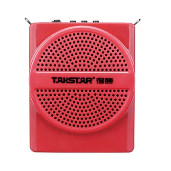 

Takstar E188M loudspeaker 10W Rechareable Portable Multimedia Amplifier with TF Card & USB-Red loudspeaker