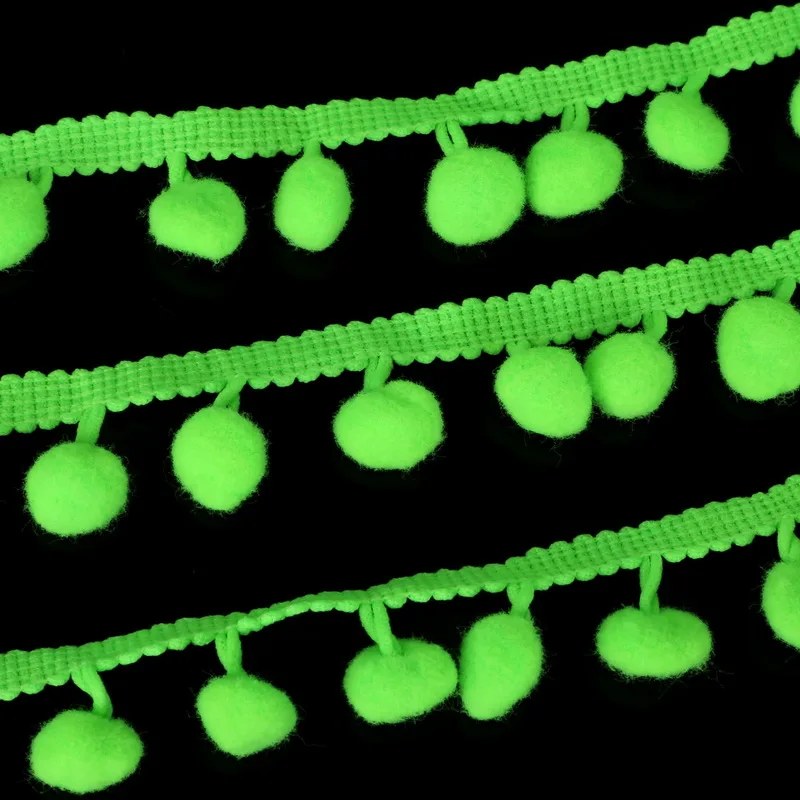 5 ярдов помпон отделка шар 10 мм Мини жемчужный помпон лента с бахромой швейная кружевная трикотажная ткань ручная работа, сделай сам, Ремесло АКСЕССУАРЫ