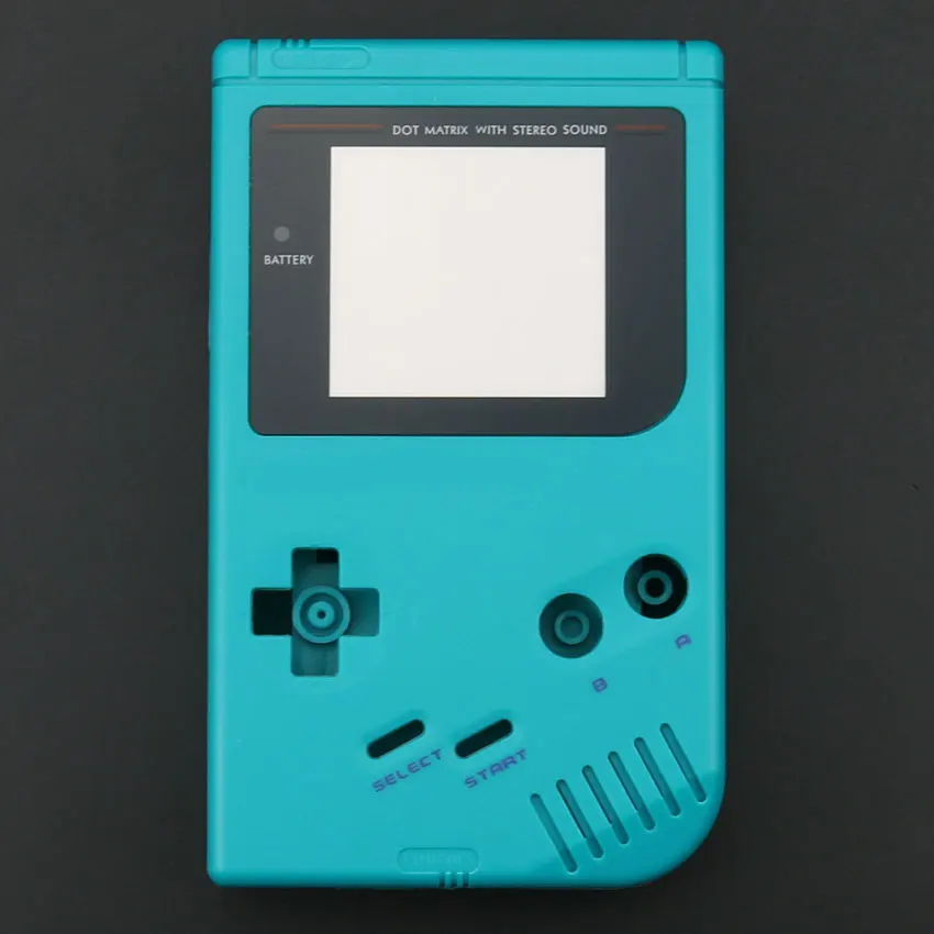 Юйси пластиковый корпус Замена ремонт пакет чехол для GameBoy классический для GB консоли - Цвет: Blackish green