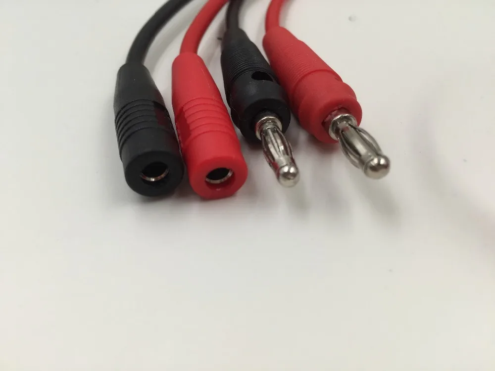 1 set 4mm Banana Plug Male to Female Jack Test Lline Silicone Cable 2