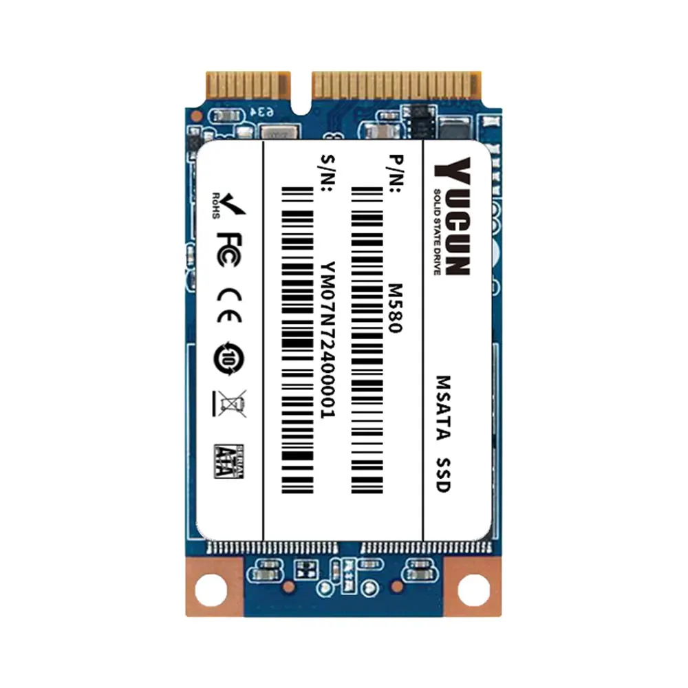 YUCUN MSATA SSD 16 ГБ 32 ГБ Внутренний твердотельный накопитель PCIE SSD для планшетных ПК ультрабуков ноутбука