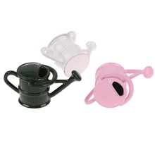 Олово миниатюрная Лейка ручной работы модель Кукольный домик украшение белый кукольный домик аксессуары классический детский игрушечный домик