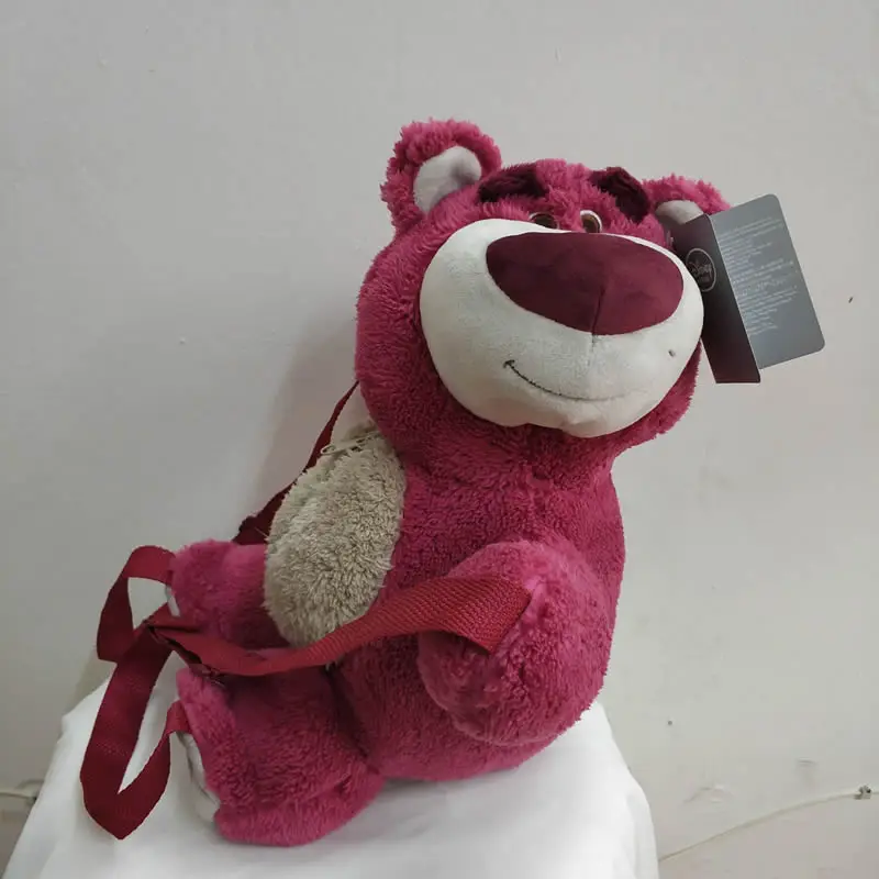 40 см 15,7 ''История игрушек Lotso Клубника Huggin Медведь Рюкзак Чучела медведь супер мягкие игрушки для детей подарок для девочек