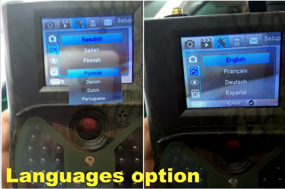 LANGUAGE OPTION