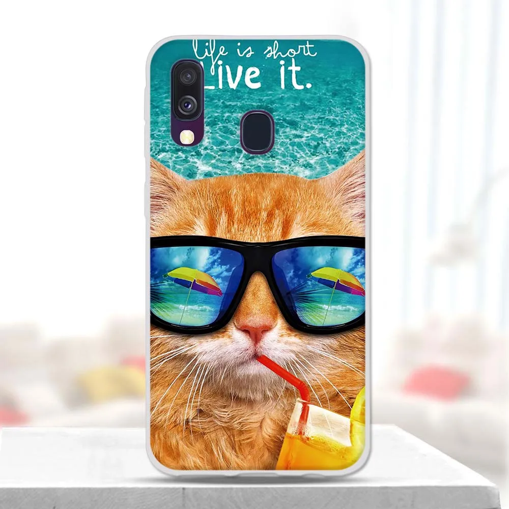Чехол для Samsung Galaxy A40 чехол силиконовый бампер задняя крышка A 40 телефона A450F SM
