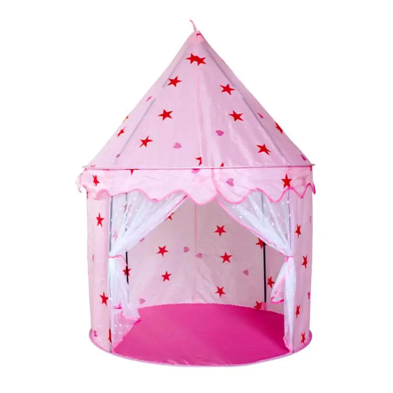 Портативная детская палатка для детей принцесса замок палатка дети складной дом для девочки открытый дети игры Рождественский подарок