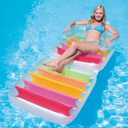 Плавательный бассейн надувная лодка плавающий взрослый плавательный плавающий ряд летний отдых водные игрушки и водяные насосы