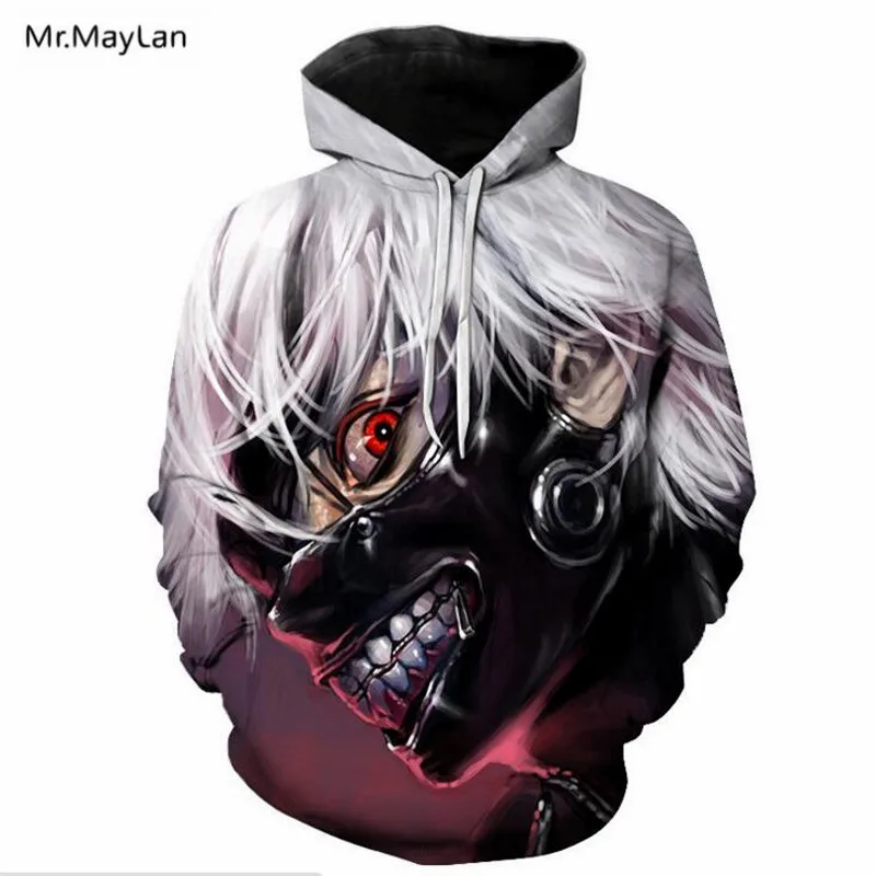 

Mr.MayLan Popular Anime Tokyo Ghoul Red Eyes Print 3D Breathable Hoodies Men Women Hooded Pullovers Sweatshirts Harajuku 5XL
