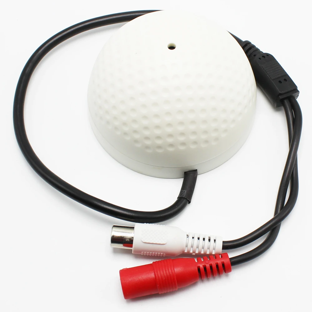 100 Square Meters Mini CCTV Security Surveillance Microphone CCTV Audio Pickup Input DC 2in1 Power  - 32851611512