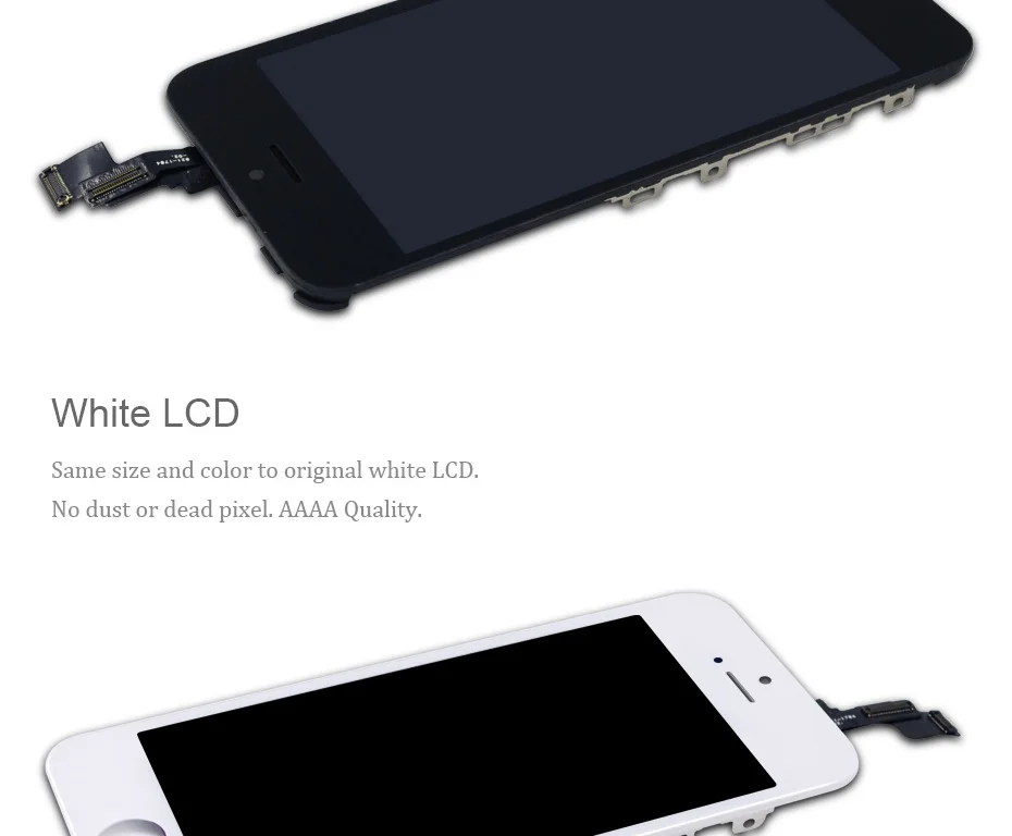 HORUG AAAA Quality Screen LCD For iPhone 5 5C 5S Screen Display Assembly Replacement LCD 5 5C 5S Digitizer Touch Screen LCDS (5)