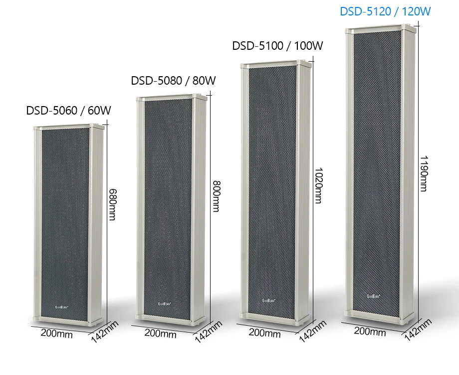 OUPUSHI DSD-5120 квадратный рекламный экран Grand Плаза наружная звуковая колонка школьная звуковая колонка 120 Вт портативная музыкальная магнитола 5 дюймов