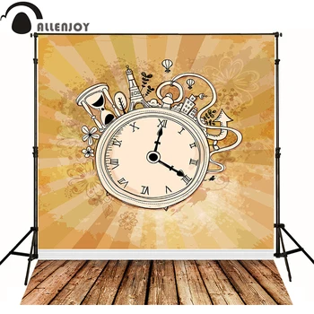 

Allenjoy Photographic backdrops Board gluing clock stripes original design backgrounds for photo studio fabric custom