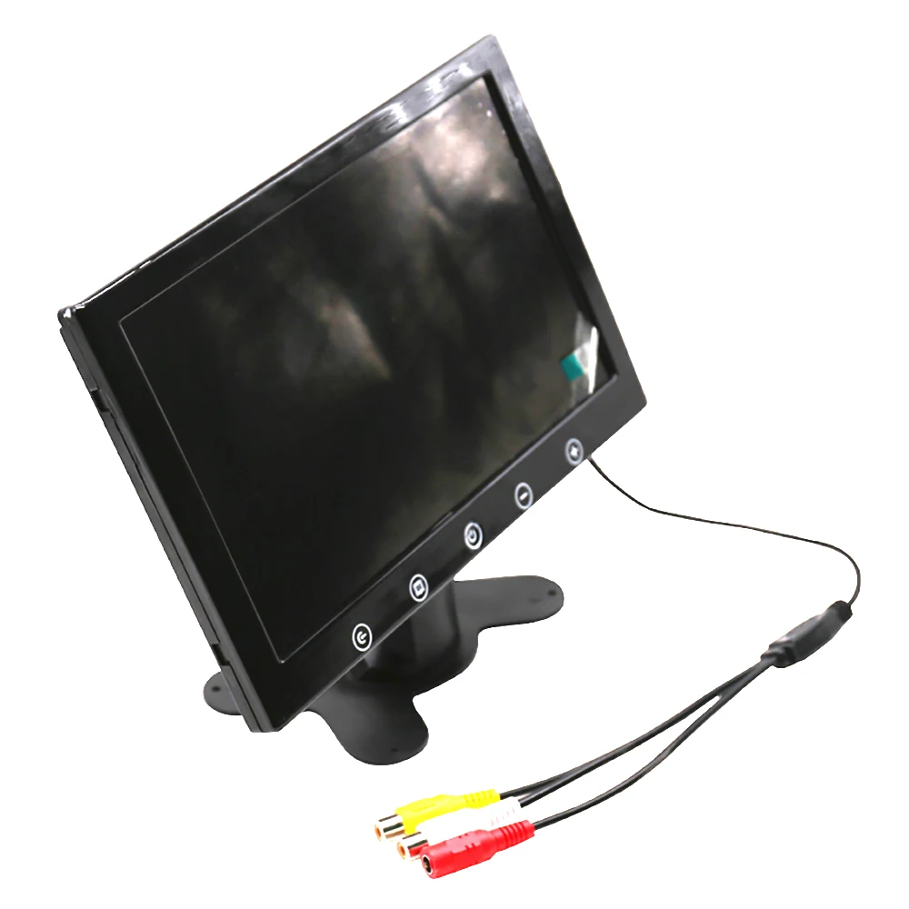  10.1 inch 1024x600 TFT LCD Screen Desktop Car Reverse monitor Backup Rearview 2 AV Video Input TV r
