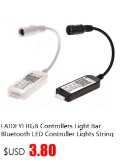LAIDEYI супер мини USB светодиодный контроллер Bluetooth для Светодиодные полосы светодиодный RBG контроллер Беспроводной светодиодный контроллер освещения новое поступление