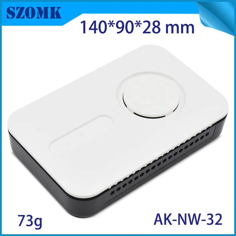 

1 piece abs Plastic network enclosure Rack mount networking junction box wifi industrial project case for pcb board SZOMK case