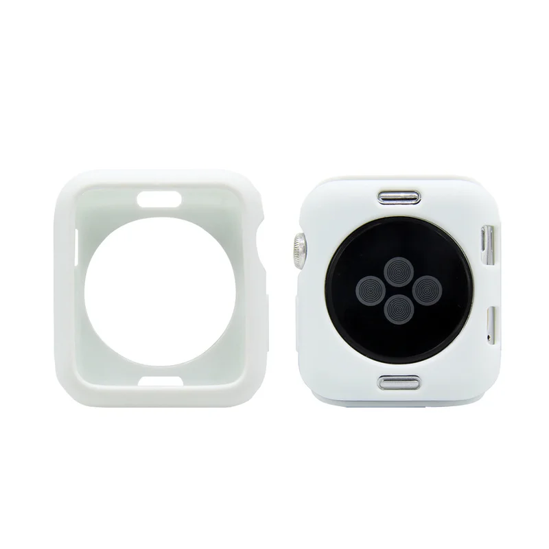 Силиконовый чехол для часов Apple Watch 42 мм 38 версия протектор наручных Iwatch 3/2/1