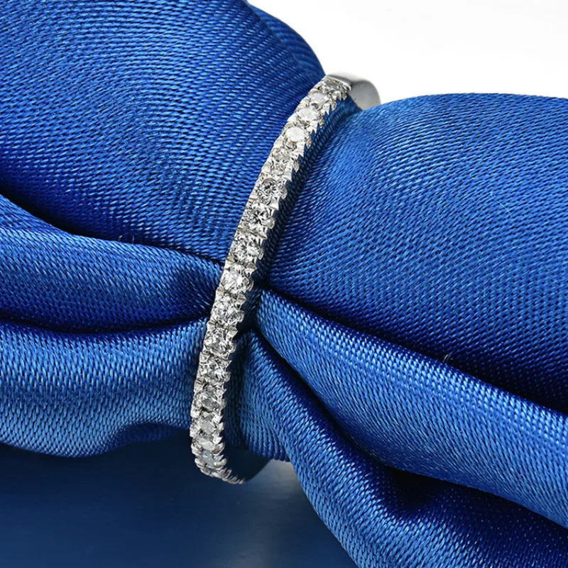 

Slim 5A grade NSCD High quality Rings for women S925 Pure silver wedding rings for bride Luxurious jewelry