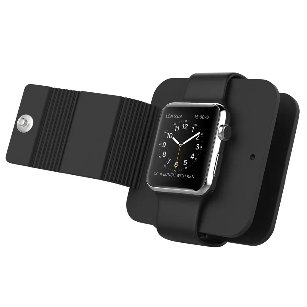 Для Apple Watch 38 мм 42 (1 и 2) кабель Организация Зарядная Док Станция Мягкий Силиконовый