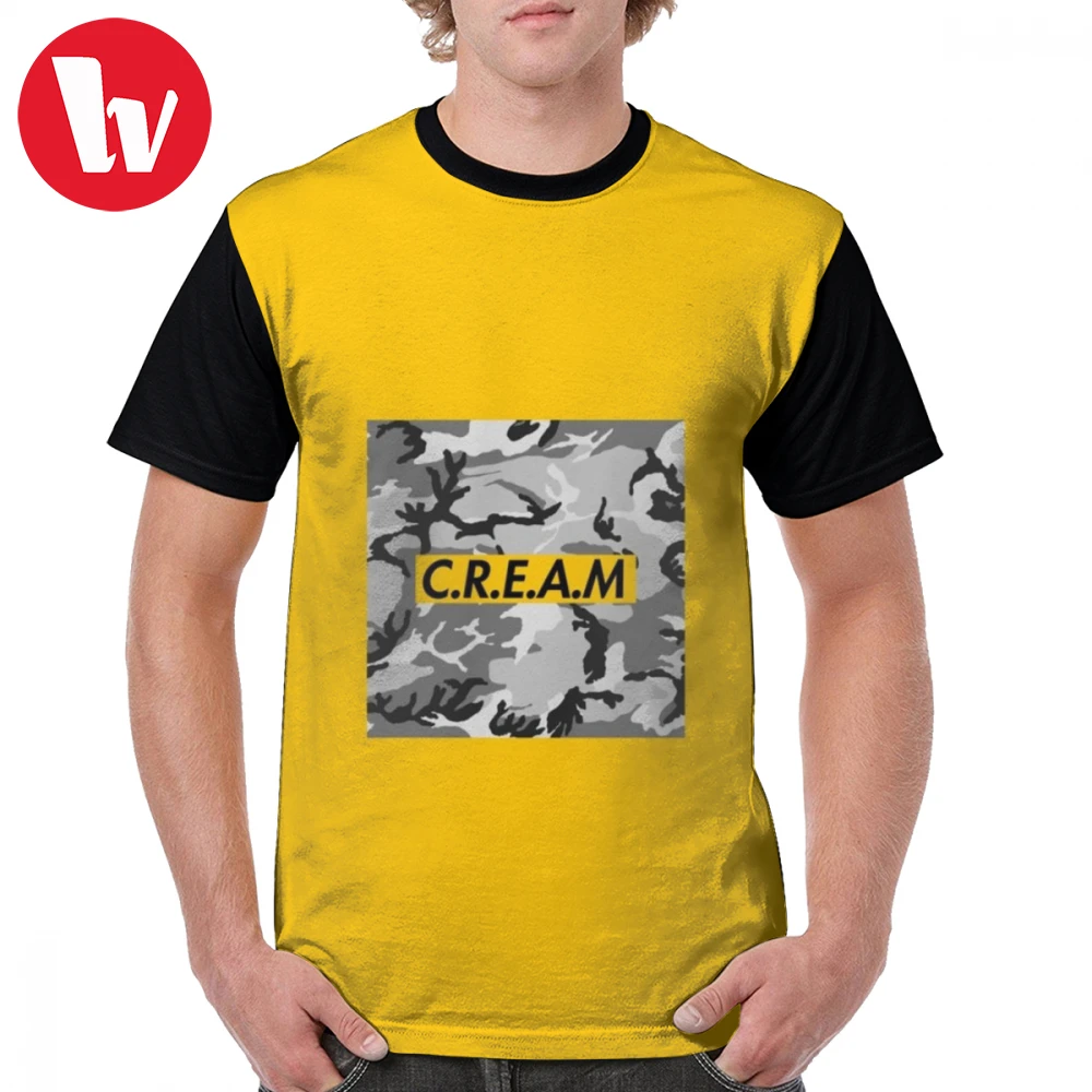 

Wu Tang Clan T Shirt CREAM T-Shirt Cute Graphic Graphic Tee Shirt Short-Sleeve Plus size Summer Men 100 Polyester Tshirt