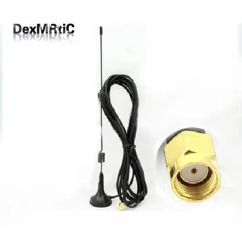 

1PC Wifi Antenna 2.4Ghz 7dbi high gain with RP-SMA connector signal strengthen level Polarization NEW Wholesale