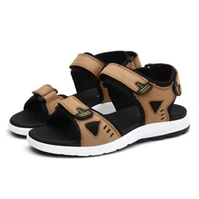Модные брендовые Дизайнерские мужские сандалии; парные модели; сандалии для студентов; летняя пляжная обувь; мужские сандалии с открытым носком; повседневная мужская обувь