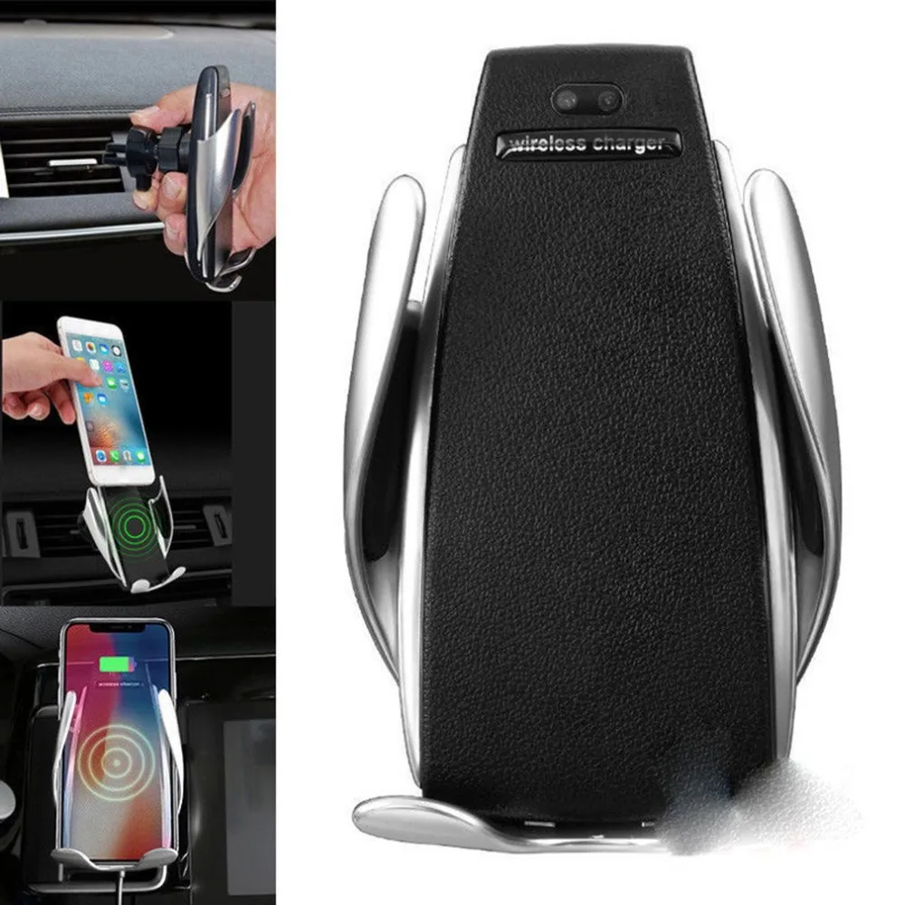 

Car Wireless Charger Intelligent Automatic Sensor Wireless Charging Car Air Vent Mount Phone Holder Bracket