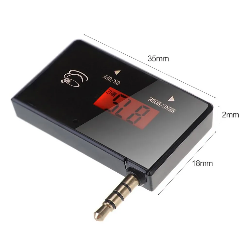 new Wireless Mini FM Transmitter Car MP3 Player Display Music Audio For Mobile Phones Tablet PC MP3 Player Receiver Hot
