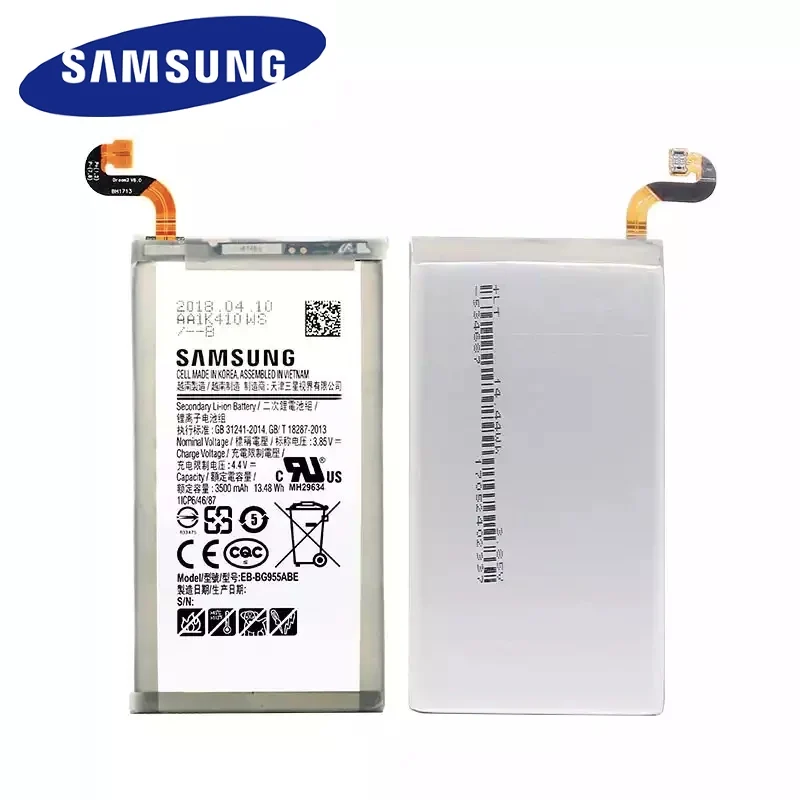 Аккумулятор EB-BG955ABE для samsung Galaxy S8 Plus G955 G955F G955A G955T G955S G955P настоящий аккумулятор для мобильного телефона 3500 мАч