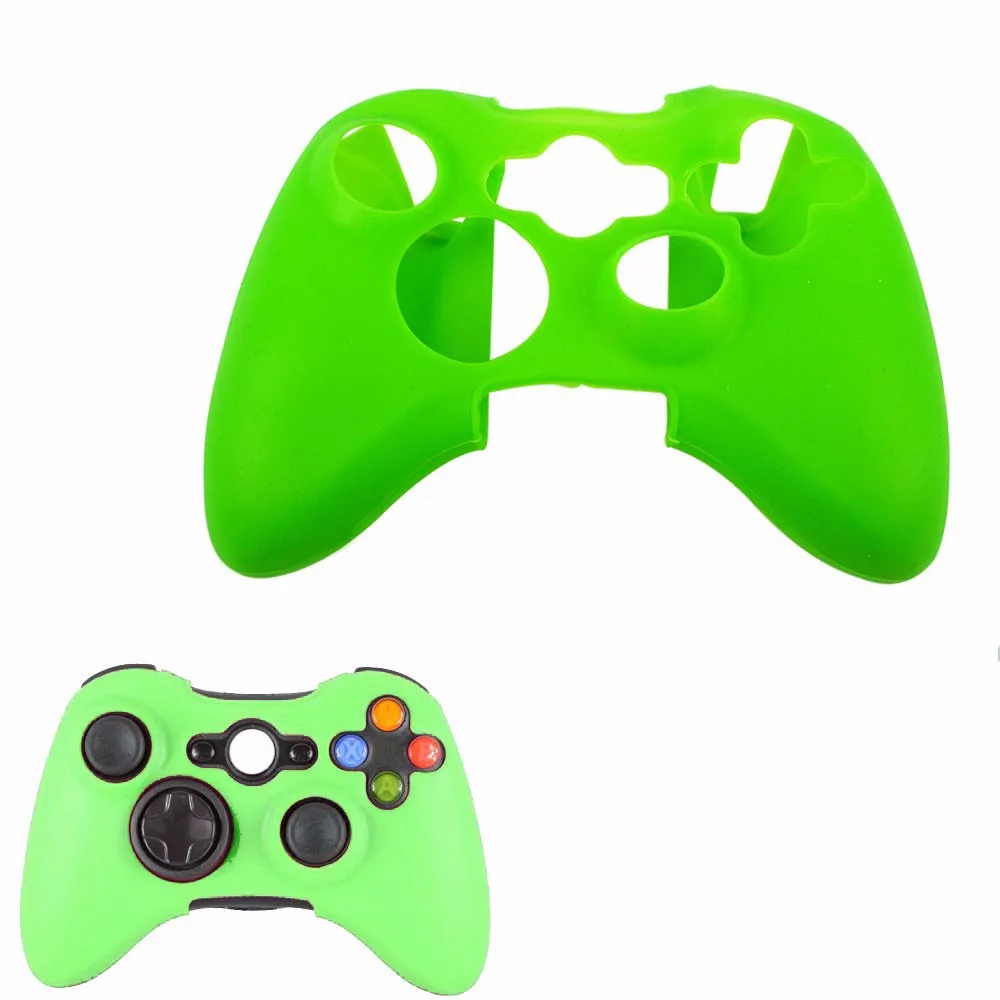 Цветной высококачественный силиконовый чехол защитный рукав для Xbox 360 игровой контроллер силиконовый светильник прочный