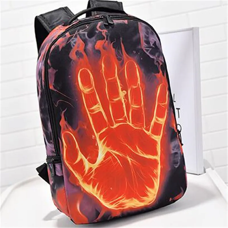 2016 shoulder bag new backpack spray chart aliens college style emoji backpack pokemon bag motorcycle backpack