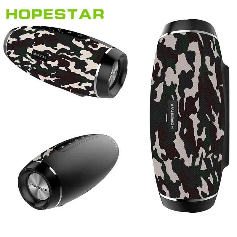 HOPESTAR H27 регби Bluetooth динамик беспроводной мини идеальный звук тяжелый бас стерео музыкальный плеер футбол сабвуфер